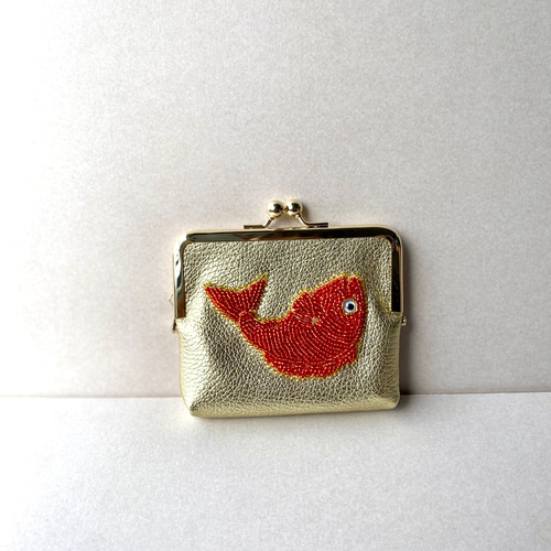 オストビーズがま口財布セット12点 オストビーズがま口財布セット12点 TA001]ビーズ編みキット がま口角