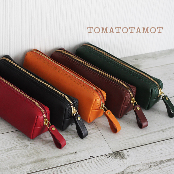 カンダミサコ MALT PENNE 万年筆ケース エレファントレザー