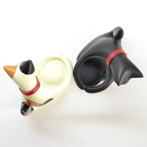 ねこのはんこ立て/フィギュア/ペンスタンド/ハンコ立て はんこ