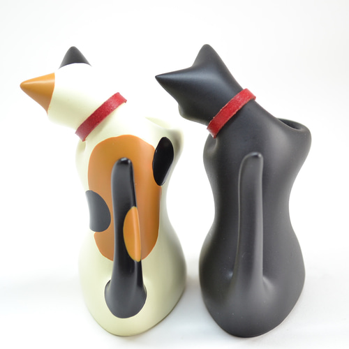 ねこのはんこ立て/フィギュア/ペンスタンド/ハンコ立て はんこ