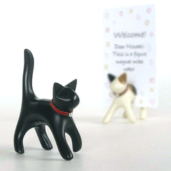 ねこのマグネット/2個セット/フィギュア/ 写真立て/メモスタンド