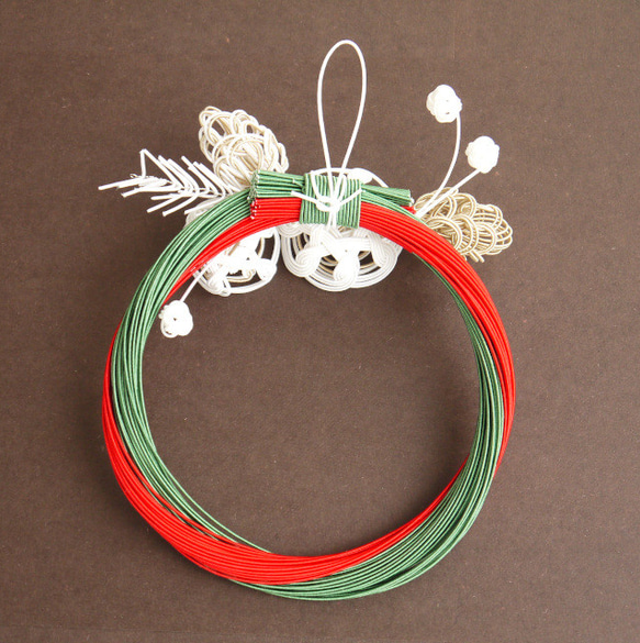 水引のクリスマスリース ローズ【ホワイト】        Ω 人気・おすすめ｜使いやすい・旅行におすすめ 品質保証 全国発送