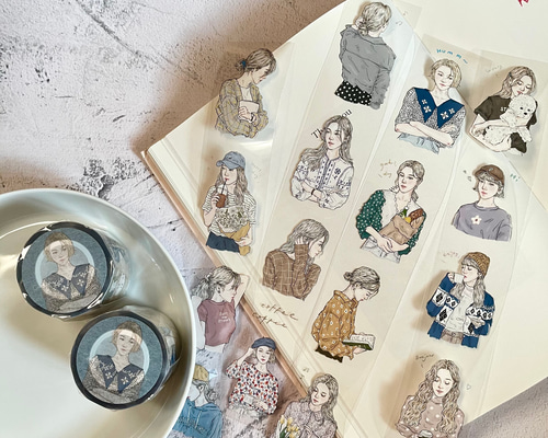 Pion マスキングテープ 《No.16》 [PI022] マスキングテープ Misty