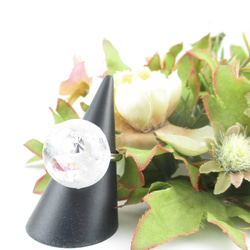 あの雲の中には何があるのだろう。ちょっと甘いクォーツと考えてみる♪(創作リング)SR834 1枚目の画像