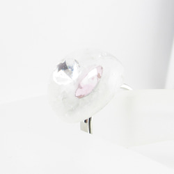 あの雲の中には何があるのだろう。ちょっと甘いクォーツと考えてみる♪(創作リング)SR834 2枚目の画像