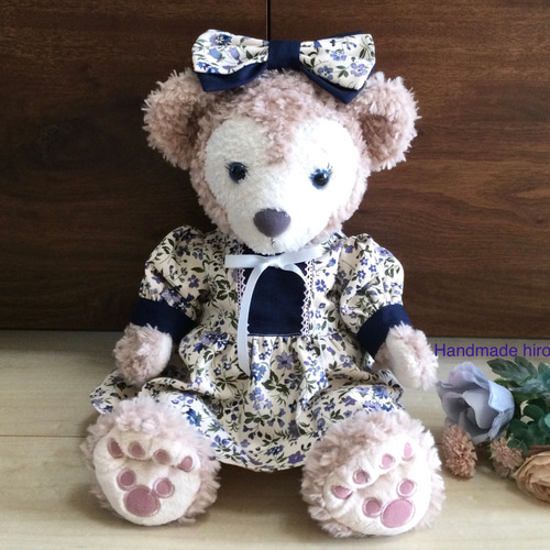 信頼も厚い ハンドメイド 通販 viola ぬいぐるみ チーちゃん テディベア ぬいぐるみ