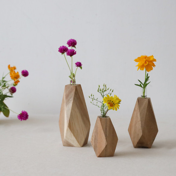 木製花瓶花器3点セット