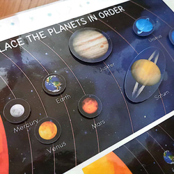 【4.5才、5才〜児様向け(小学生にも！)】惑星の順番を学ぶ知育教材 2枚目の画像