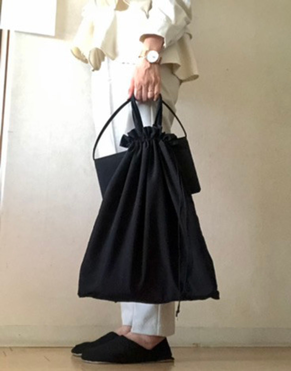 【Yosoiki】携帯スリッパ＆ナイロン巾着バッグのセット 19枚目の画像