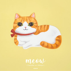 Meow一套4款貓貓造型明信片 第3張的照片