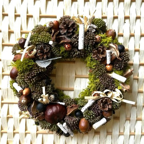 秋の自然リース