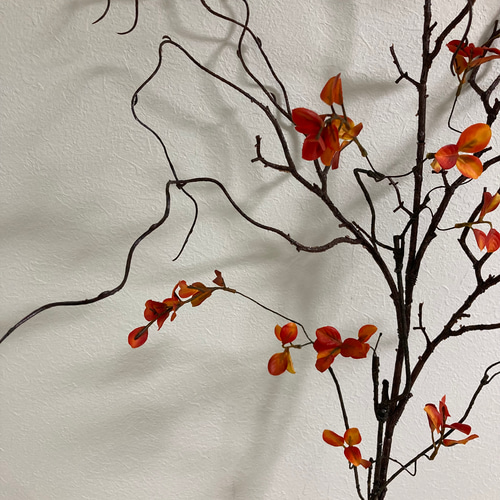 送料込み] (大)枝物 紅葉 フェイクグリーン 枯枝 人工植物 3本