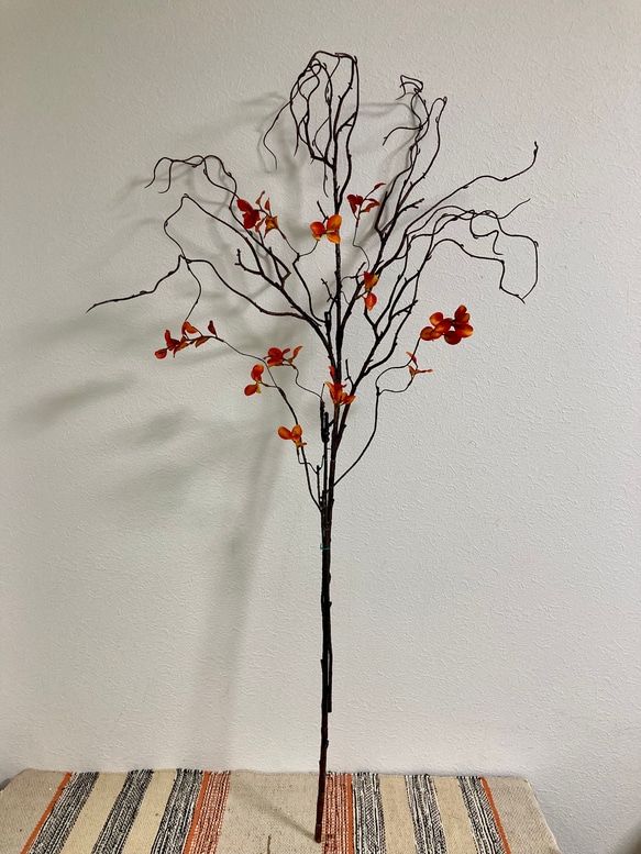 [送料込み] (大)枝物　紅葉　フェイクグリーン　枯枝　人工植物　3本セット　 3枚目の画像