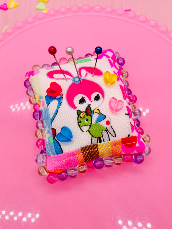 レトロ ファンシー うさぎ ぬいぐるみ ヴィンテージ クッション うさぎ