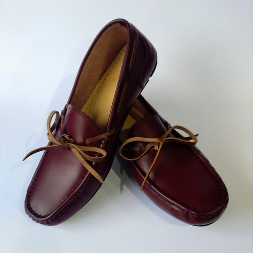 新品✨37サイズ LINCE コインウェッジローファー ボルドー 赤 紫 赤紫色 新品✨37サイズ LINCE コインウェッジローファー ボルドー 赤 紫