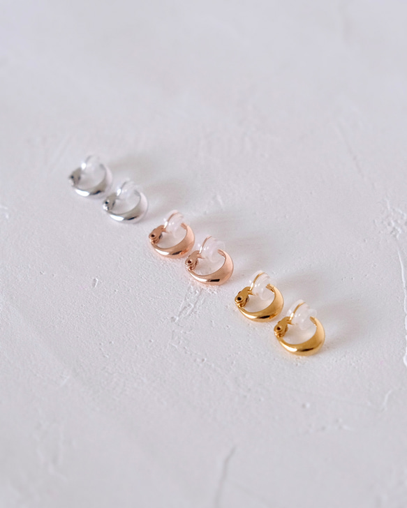 【0.95gの軽さ！】痛くないイヤリング。アレルギー対応◎Teardrop earrings S 6枚目の画像