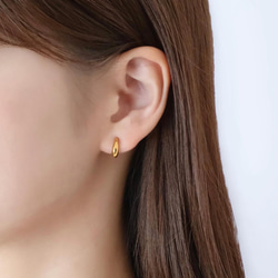 【0.95gの軽さ！】痛くないイヤリング。アレルギー対応◎Teardrop earrings S 3枚目の画像