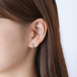 【0.95gの軽さ！】痛くないイヤリング。アレルギー対応◎Teardrop earrings S 1枚目の画像