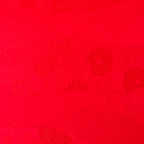 着物のファブリックパネル ハレの日に アンティークピンク（3枚セット