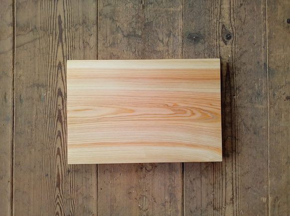 【木製看板製作】 一枚板 桧 22.5cm×33cm / 表札 2枚目の画像