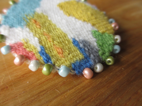 パステルカラーのブローチ　２ 2枚目の画像