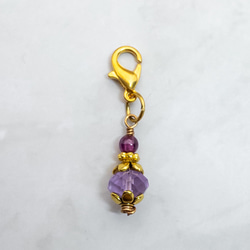 ピンクラビット(ピンクルチル)雫型 ペンダントトップ シルバー925