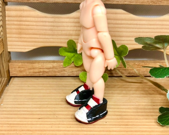 森き　ミニチュア3色ブーツ　miniature boots. 3枚目の画像