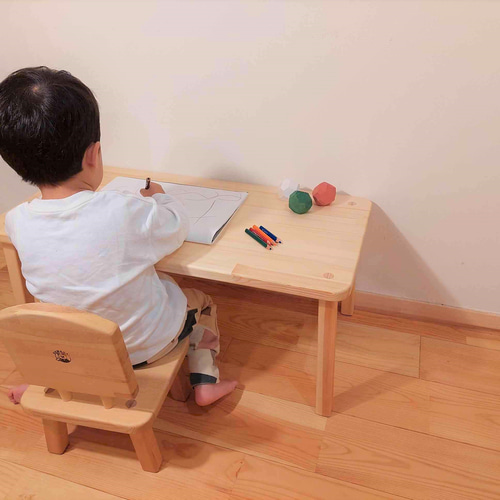 子ども用 長机と椅子セット モンテッソーリ ローテーブル