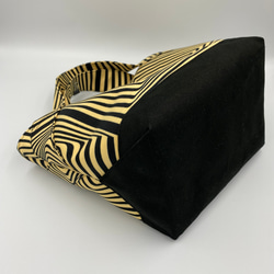 【再販】【受注製作】新春福袋　アフリカ布　縞模様　　　　　　バッグ&ポーチ　　　　アフリカンプリント 4枚目の画像