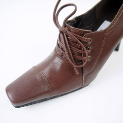 ★ zuccotto 暢銷繫帶淺口鞋 ★ 紅棕色 21.5 厘米、22.5 厘米限量版日本真皮 第5張的照片