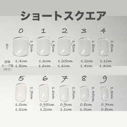 【シール付】サイズ測定用チップ 4枚目の画像