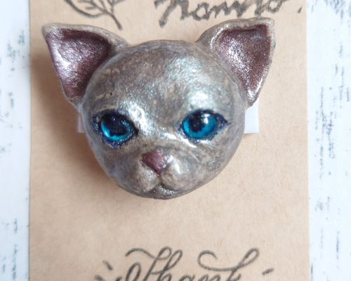 ★専用★3337☆WESTERN GERMANY/ポーセリン/猫ブローチ ☆専用☆3337☆WESTERN GERMANY/ポーセリン/猫ブローチ ☆専用