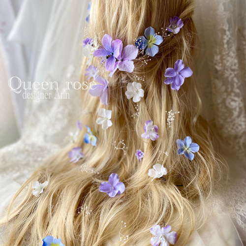 送料無料】Queen rose ラベンダーブルー ヘッドドレス ラプンツェル