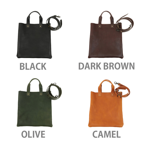 柔らか ショルダートートバッグ 本革 栃木レザー 全4色 NC3415V