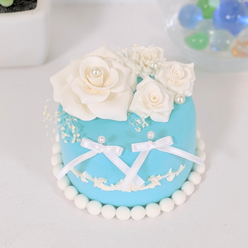 バラのティファニーブルーリングピロー その他置物 sweet clay 通販