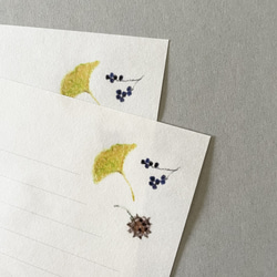 秋の福袋・いろいろ紙ものセット レターセット メッセージカード タグ シール 7枚目の画像