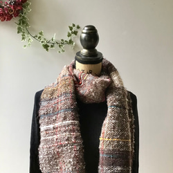 暖かい 手織り マフラー ウールマフラー/プレゼント(56) 2枚目の画像