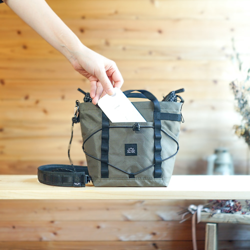 ECOPAK・カーキ|ちびハイカーサコッシュ・S/登山・ハイキング ECOPAK・カーキ|ちびハイカーサコッシュ・S/登山・ハイキング