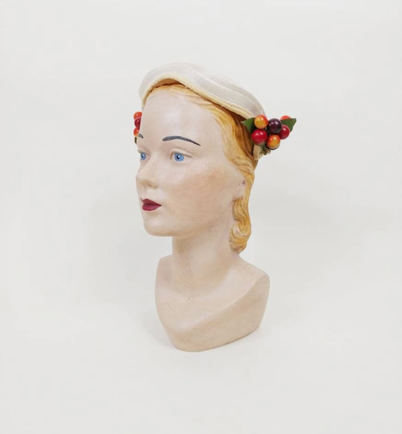 1950年代製 USA ベリーのヘッドドレス 4枚目の画像
