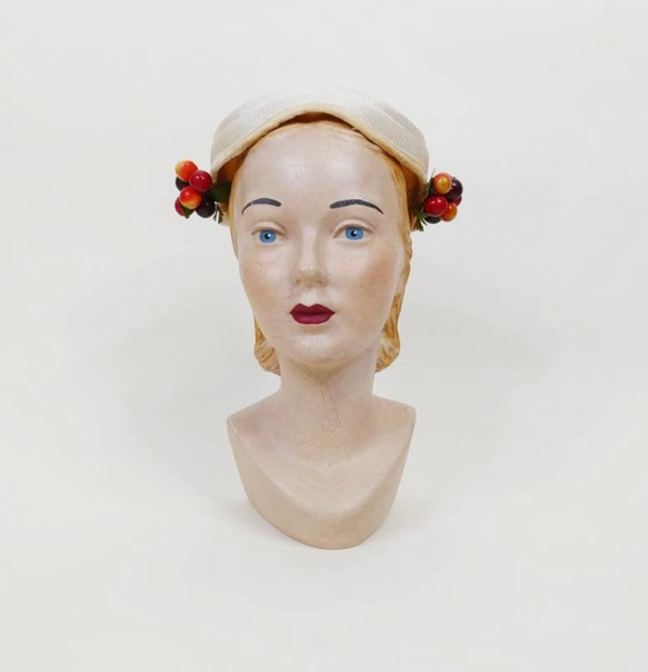 1950年代製 USA ベリーのヘッドドレス 3枚目の画像