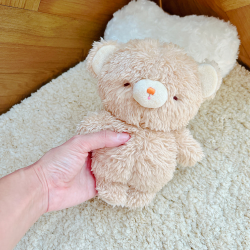 綿飴のようなモコモコちゃん テディベア ぬいぐるみ くま 海外作家様 綿飴のようなモコモコちゃん テディベア ぬいぐるみ くま 海外作家様