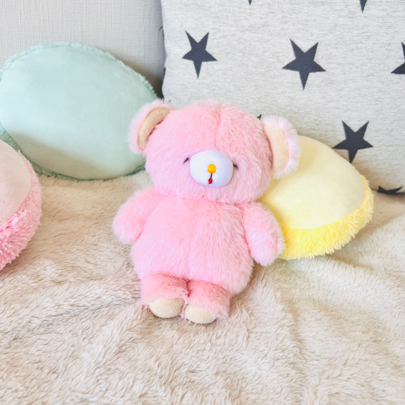 優しいお顔のふわふわくまちゃん♡ ぬいぐるみ くまはな。 通販