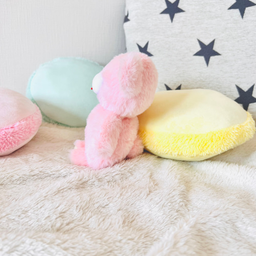 優しいお顔のふわふわくまちゃん♡ ぬいぐるみ くまはな。 通販