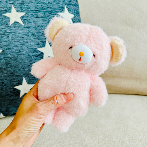 優しいお顔のふわふわくまちゃん♡ ぬいぐるみ くまはな。 通販