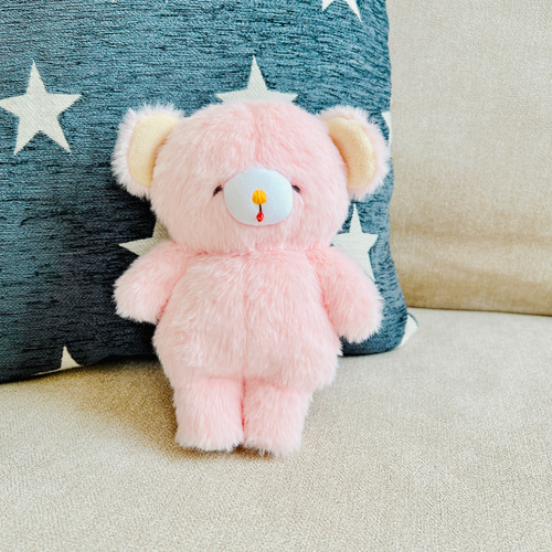 優しいお顔のふわふわくまちゃん♡ ぬいぐるみ くまはな。 通販