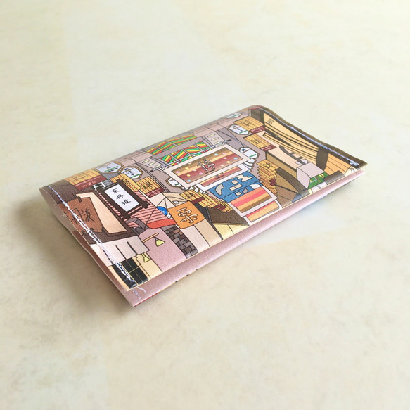 【オリジナルデザイン】カードケース 京都シリーズ『錦市場』 6枚目の画像