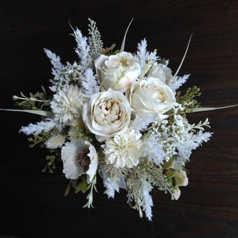 アンティークカラー の ウェディング ブーケ ns820 アーティフィシャルフラワー