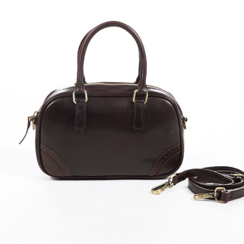 【極美品〜美品】プラダ ハンドバッグ ミニボストンバッグ キャンバス×レザー PRADA プラダ ミニボストンバッグ サフィアーノ ボストンバッグ