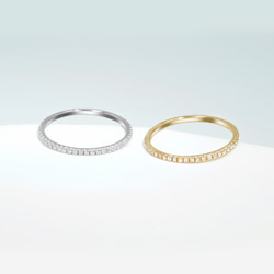 （Lab dia)1.3㎜フルエタニティリング R0627（3週間発送） 2枚目の画像