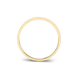 （Lab dia)1.3㎜フルエタニティリング R0627（3週間発送） 5枚目の画像